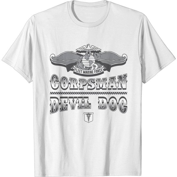Navy Corpsman Devil Doc Fmf 8404 T Shirt-image