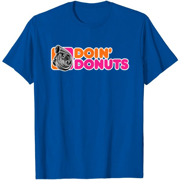 Doin' Donuts Funny Drifting Car Racing Enthusiast T Shirt-image