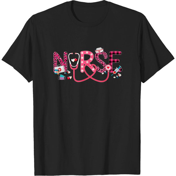 Love Stethoscope Nurse Lifet-Shirt-image
