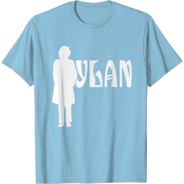 Silhouette White Bob Dylan T Shirt-image