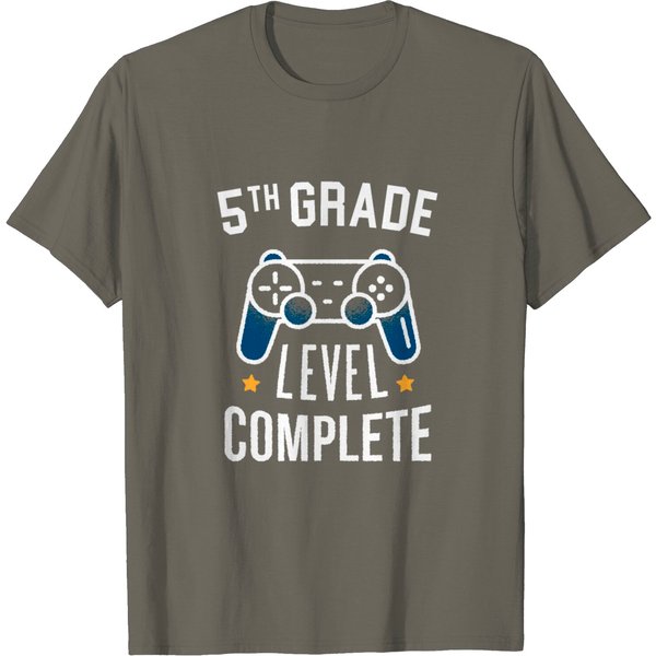 5Th Grade Level Complete - End Of The School Year T Shirt-image