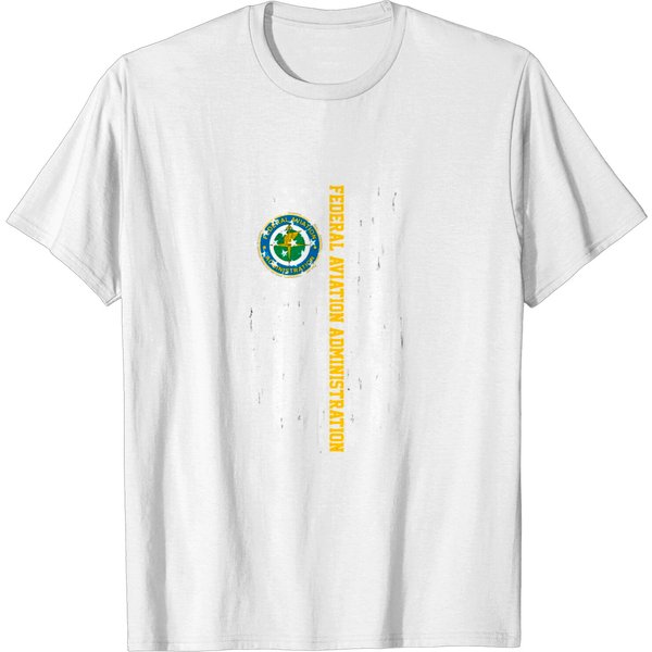 Federal Aviation Administration Faa American Flag T Shirt-image