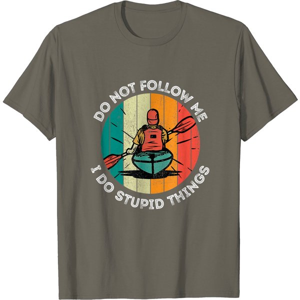 Kayak Kayaking Boating Summer Clothing Graphic Tee T-Shirt-image