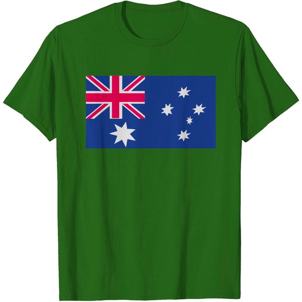 Australian Flag Rough T Shirt-image