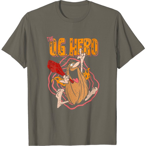 Captain Caveman Og Hero Gift Tee T Shirt-image