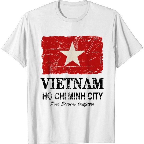 Vietnam Flag - Vintage Look T Shirt-image