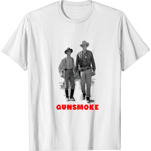 Gunsmoke Chester And Mr Dillon T Shirt For Men-image