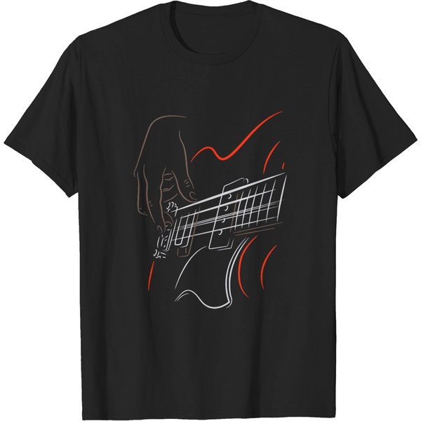 Guitar Player - Active Bass Guitar Rock Music Gr T Shirt-image