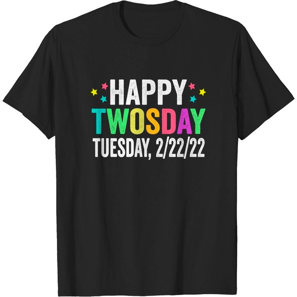 Happy Twosday 2022 Shirt Kids February 2Nd 2022 - 2-22-22 T-Shirt-image
