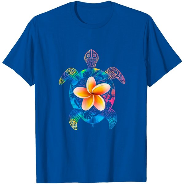 Hawaiian Tie Dye Sea Turtle, Hawaii Shirt For Men And Women T-Shirt-image