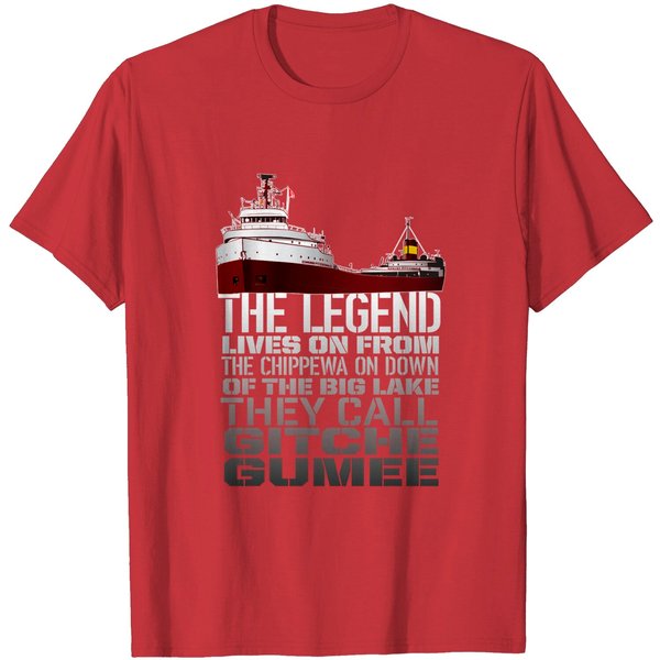 The Legend Lives On - Edmund Fitzgerald - T-Shirt-image