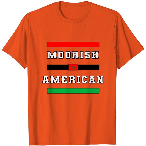 Moorish American Bars T Shirt-image