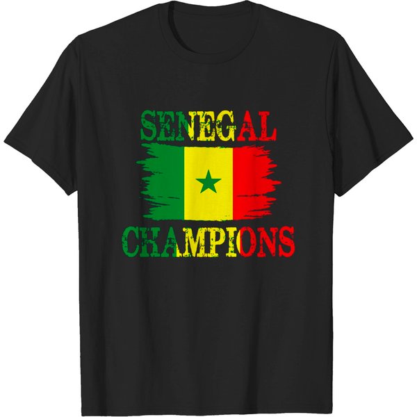 Senegal Champions 2022 Soccer Team T-Shirt-image