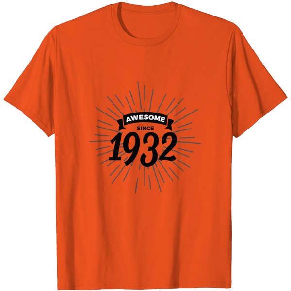 Awesome Since 1932 T Shirt-image