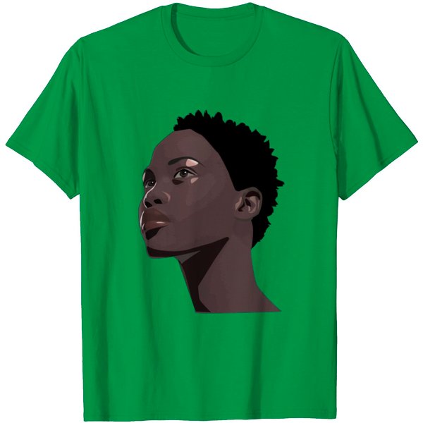 African Woman Portrait T Shirt-image