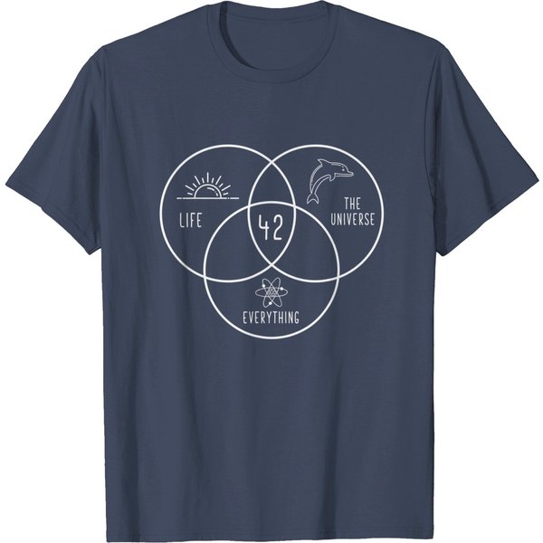 Life Universe Everything 42 Answer To Life T-Shirt-image