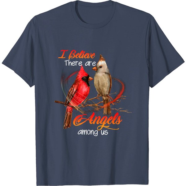 I Believe There Are Angels Among Us Cardinal T-Shirt-image