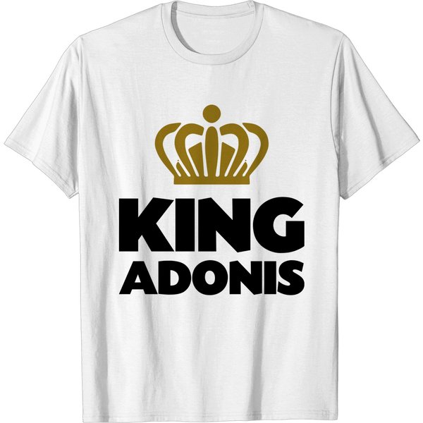 King Adonis Name Thing Crown T Shirt-image