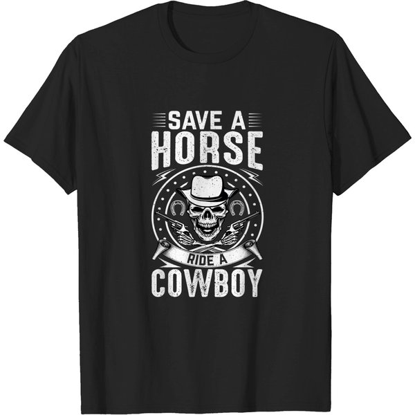 Save A Horse Ride A Cowboy T-Shirt-image