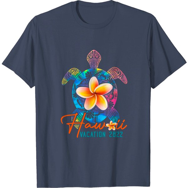 Hawaii 2022 Hawaiian Turtle Family Vacation Matching Group T-Shirt-image