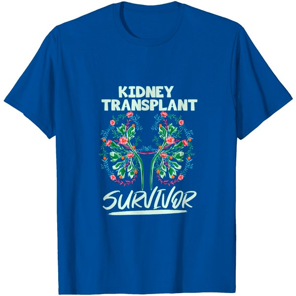 Kidney Transplant Design For An Organ Recipient T-Shirt-image