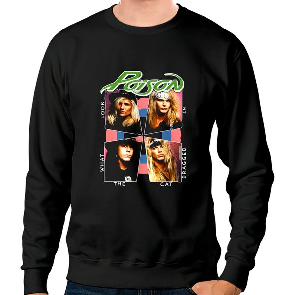 Poison Look What The Cat Dragged In Group Sweatshirts-image