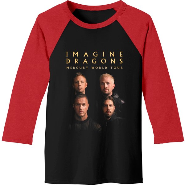 Imagine Dragons Mercury World Tour 2022 Unisex Baseball Tees