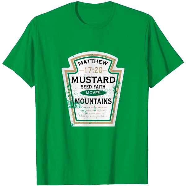 Mustard Seed Faith, Distressed - Jesus - T-Shirt-image