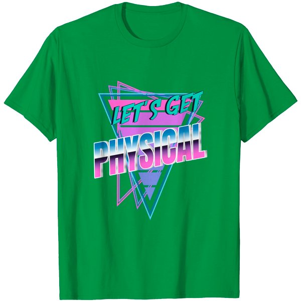 Let's Get Physical Rad 80'S Workout T-Shirt-image