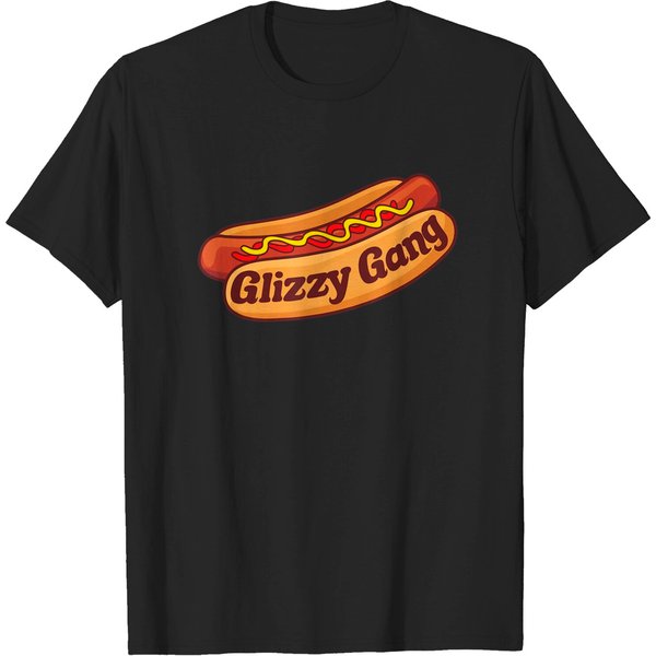Glizzy Gladiator T-Shirt Glizzy Gang - Gladiator Gobbler Funny Hot Dog-image