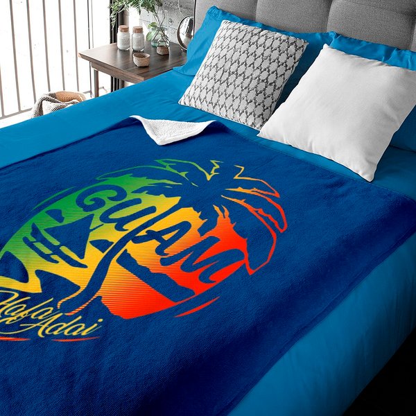 Guam Flag Islanders Pride Guamanian Chamorro History Gifts Baby Blankets-image