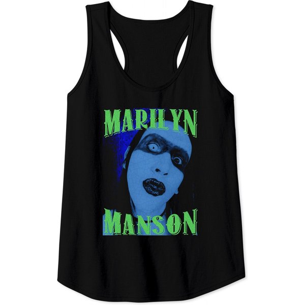 Marilyn Manson Vintage Style Ohio Rockstar Legend Tank Tops-image