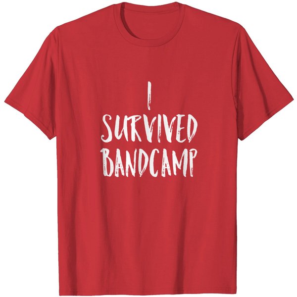 I Survived Band Camp Marching Band Funny Shirt T-Shirt-image