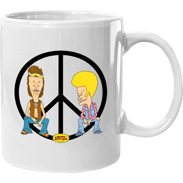 Beavis And Butt-Head Mugs Peace Sign-image