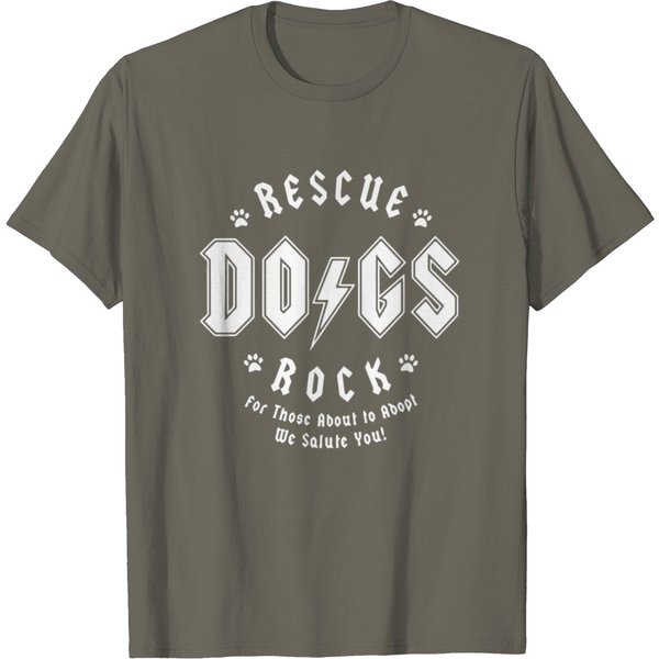 Rescue Dogs Rock T Shirt-image