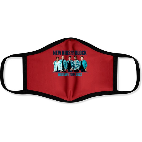 Hot 2022 New Kids On The Block Mixtape Tour 2022 The Party Continues Face Masks,-image