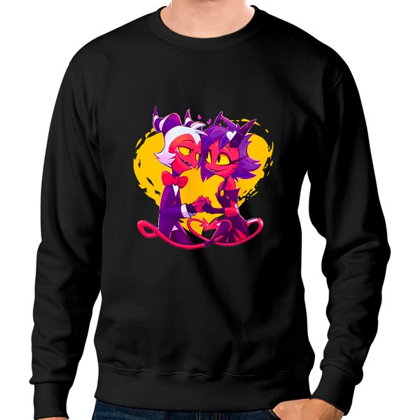 Helluva Boss Millie And Moxxie Classic Sweatshirts Sweatshirts-image