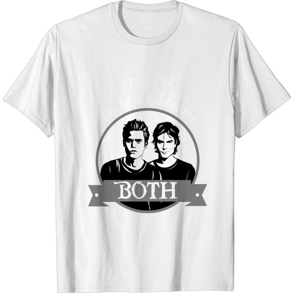 Tvd. It's Ok To Love Them Both. T Shirt-image