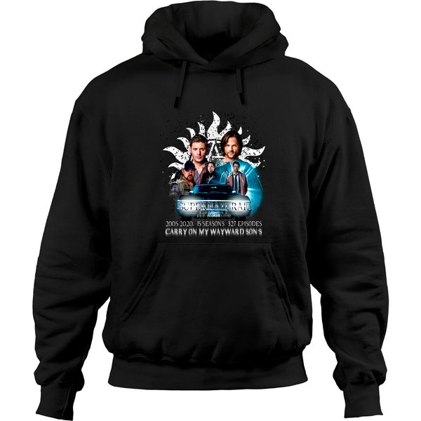 Limited Edition Supernatural Family Don'T End With Blood 4 W Signed W2 - Limited Edition Supernatural Family Don - Hoodies-image