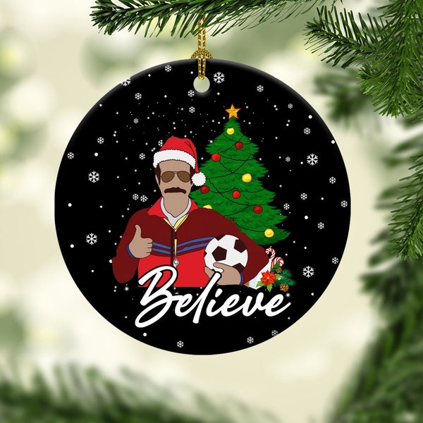 Ted Lasso Believe Christmas Ornament-image