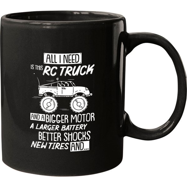 Racing Rc Truck Radio Controlled Rc Car Saying Gift Coffee Mug-image