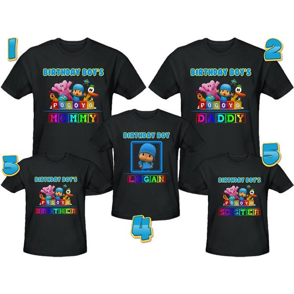 Personalized Pocoyo Birthday Boy T-Shirt-image