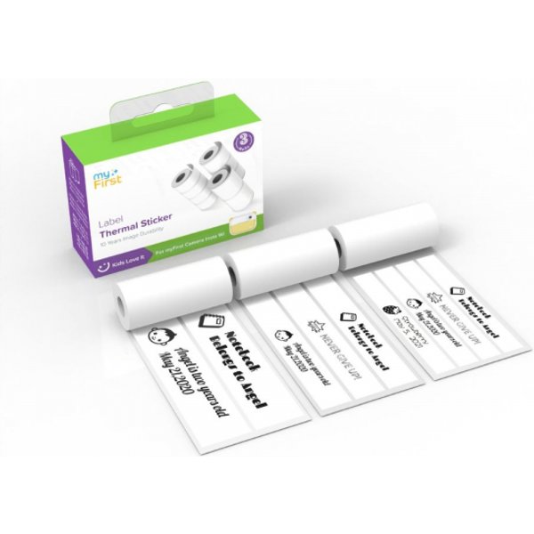 myFirst Thermal Stickers white + strips-image