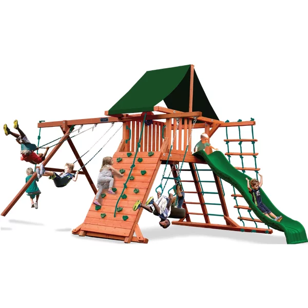 Original Playcenter Combo 2 - Solid Green w/Green Slide