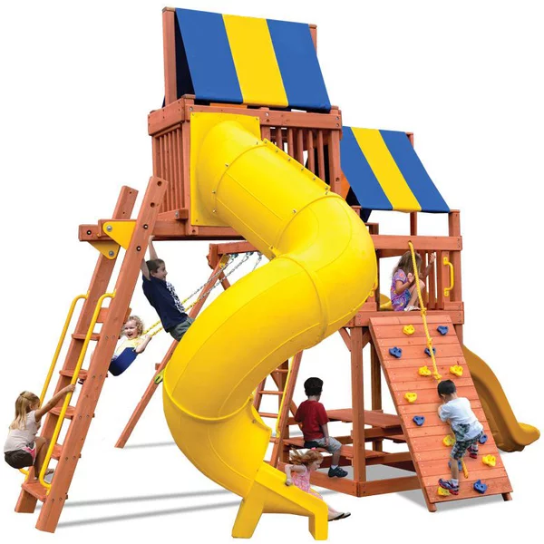 Turbo Original Fort Combo 5 - Solid Green w/Yellow Slide