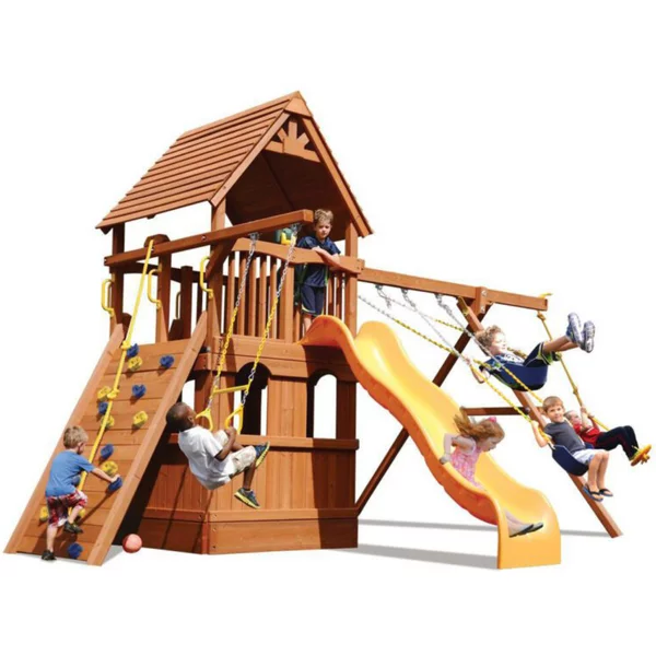 Deluxe Fort with Playhouse