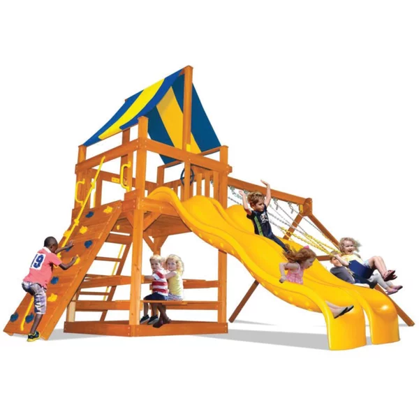 Original Fort Double Trouble - Solid Green w/Green Slides