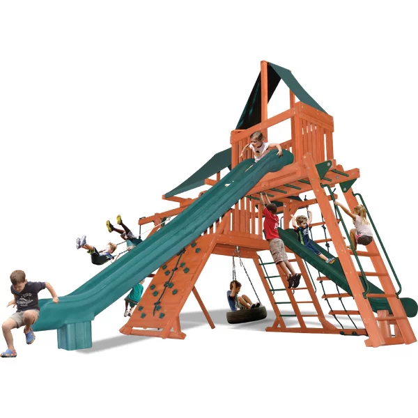Turbo Original Playcenter Combo 4 Bonanza - Solid Green w/Green Slide