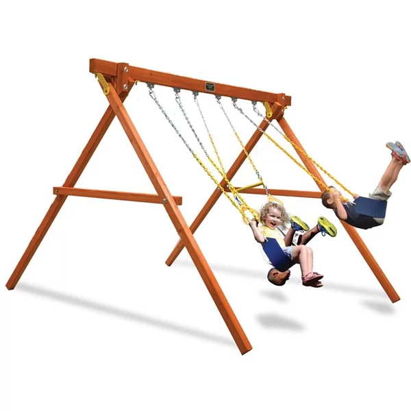 Swing Gym Triple Swing Set