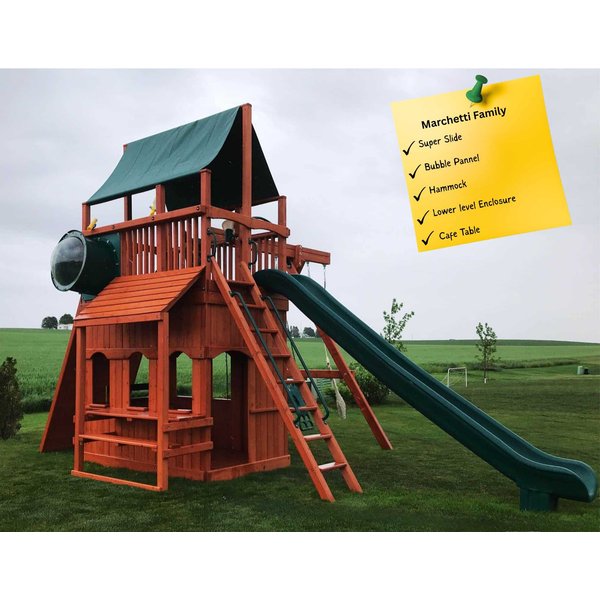 Marchetti Family Creation (cc8) - Solid Green w/Green Slide